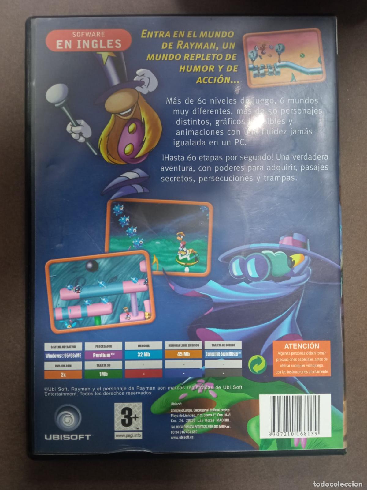 Videojuegos y consolas: RAYMAN 1 - PC CD-ROM - Foto 2