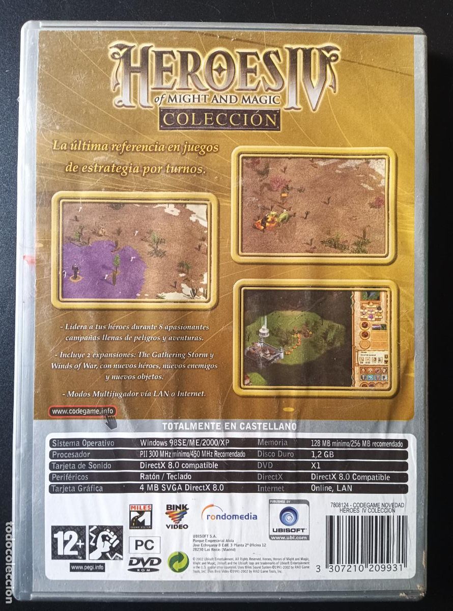 Videojuegos y consolas: HEROES IV, MIGHT & MAGIC COLECCION. PC DVD - Foto 3