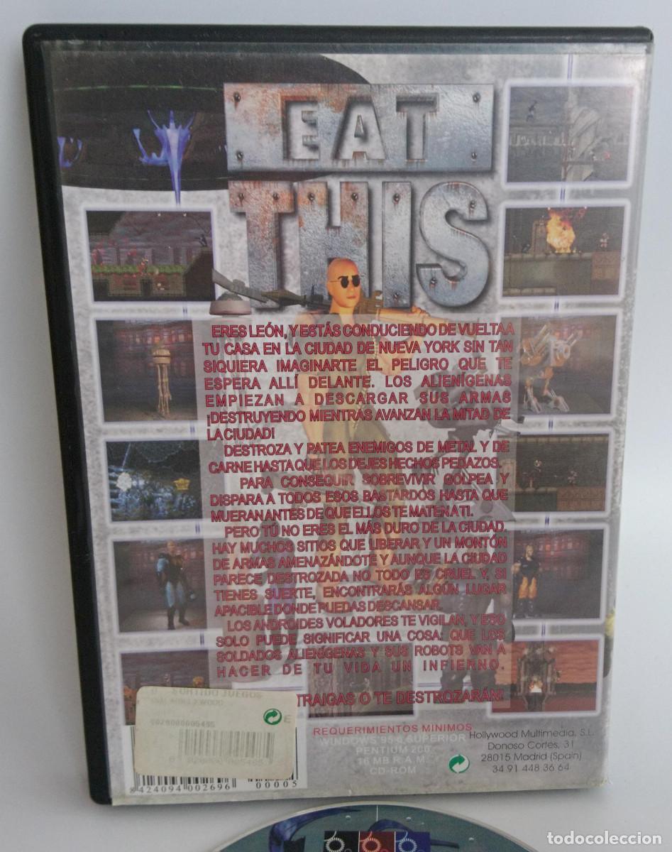 Videojuegos y consolas: EAT THIS PARA PC CD-ROM - Foto 2