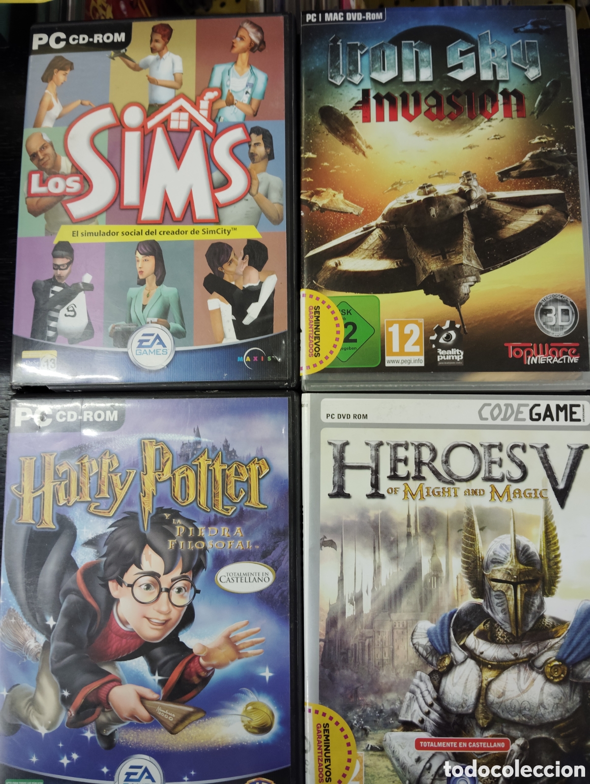 Videojuegos y consolas: Lote 8 videojuegos PC CD y DVD - Foto 2