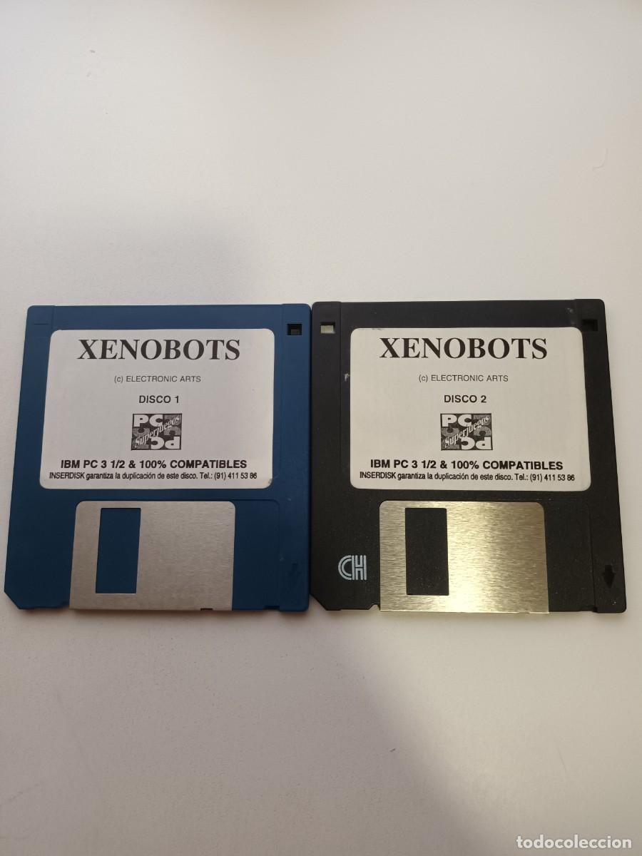 Videojuegos y consolas: JUEGO XENOBOTS. Disquete - Foto 2