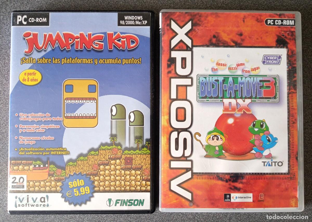 Videojuegos y consolas: Lote juegos Pc Jumping Kid Bust A Move - Foto 1