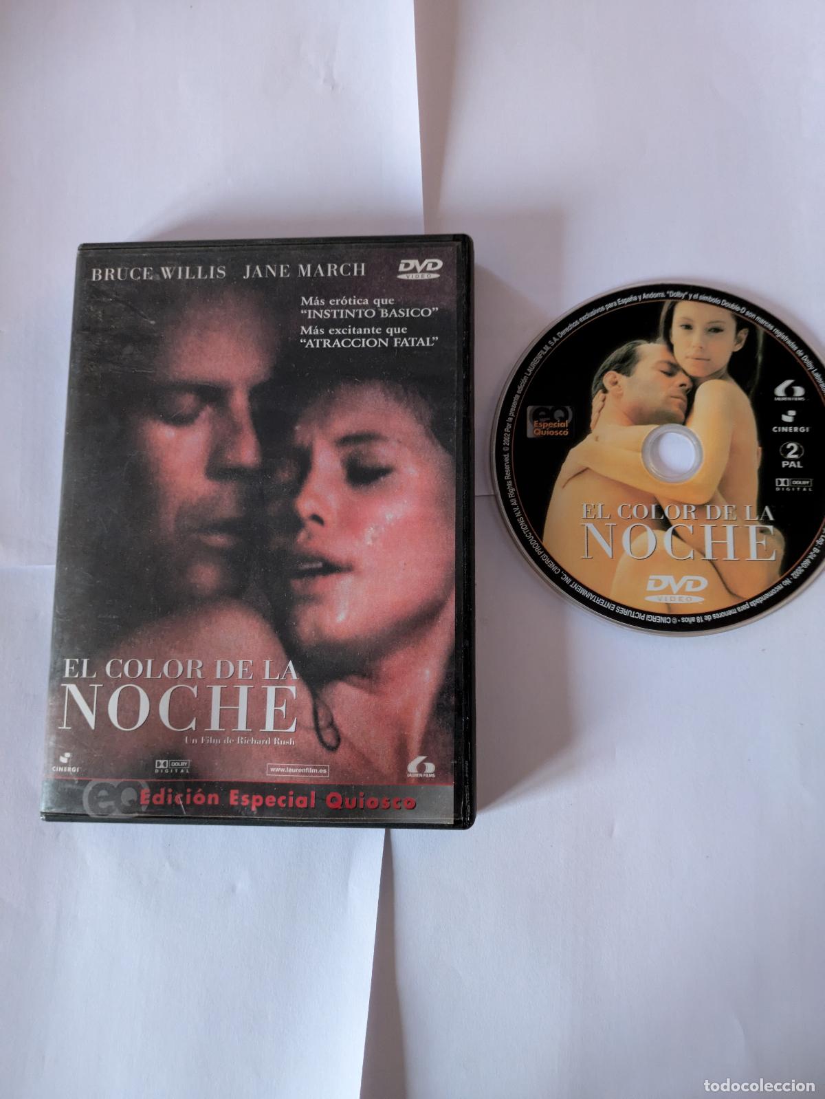 Videojuegos y consolas: DVD EL COLOR DE LA NOCHE - BRUCE WILLIS JANE MARCH - Foto 1