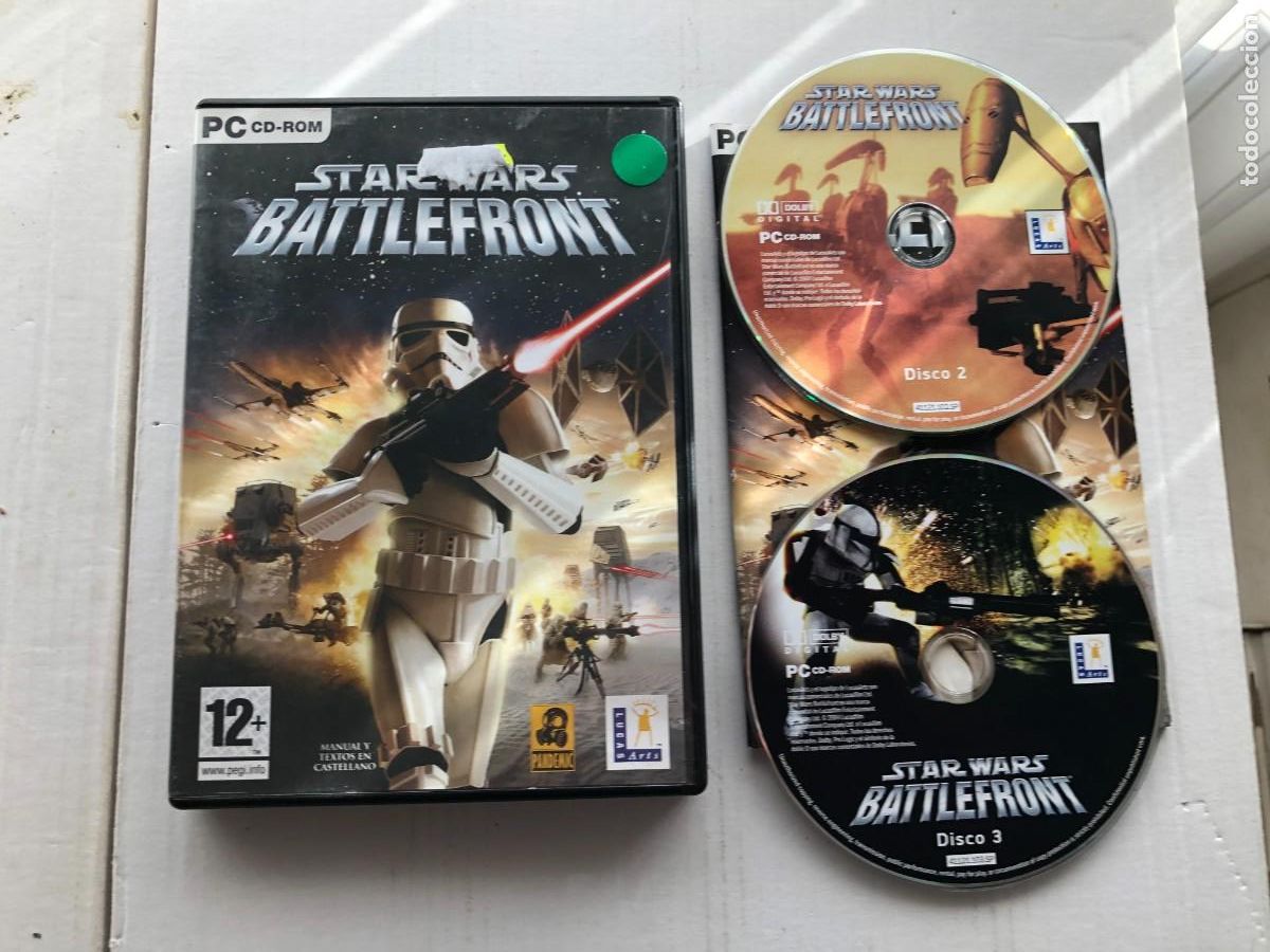 Videojuegos y consolas: STARWARS BATTLEFRONT STAR WARS BATTLE FRONT - PC CD ROM KRATEN - Foto 1