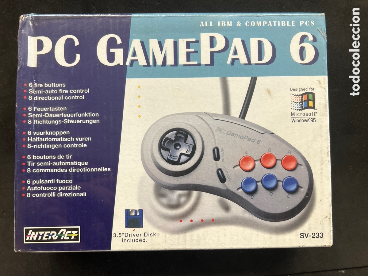 Videojuegos y consolas: PC GamePad 6, precintado, mando - Foto 1
