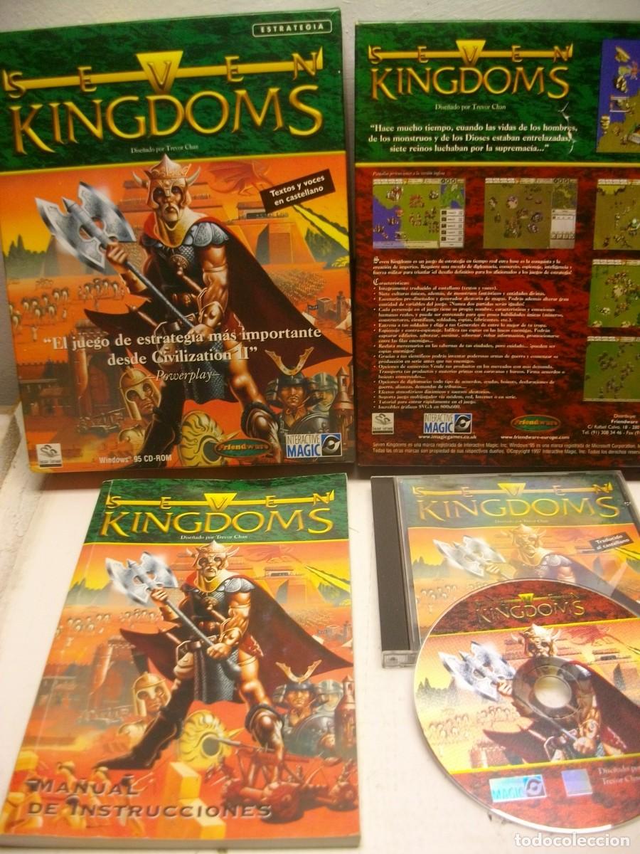 Videojuegos y consolas: SEVEN KINGDOMS JUEGO PC CAJA GRANDE - Foto 2