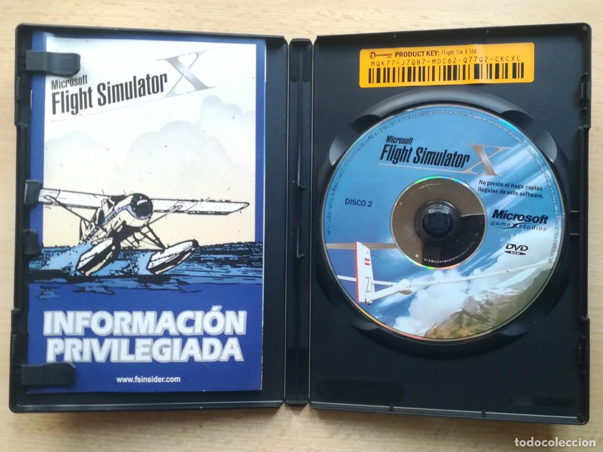 Videojuegos y consolas: PC Games for windows: Microsoft Flight Simulator. 2 DVD y manual. Simulador de vuelo. - Foto 2
