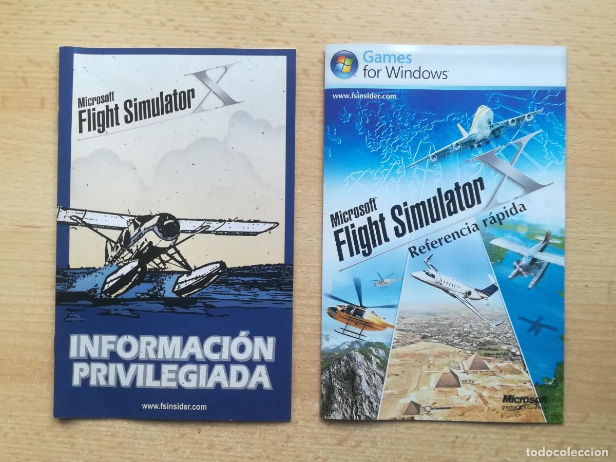 Videojuegos y consolas: PC Games for windows: Microsoft Flight Simulator. 2 DVD y manual. Simulador de vuelo. - Foto 3