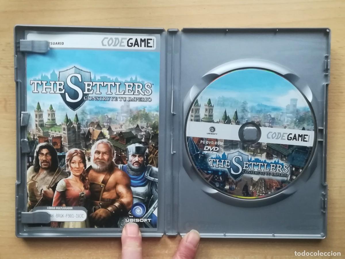 Videojuegos y consolas: CODEGAME: The Settlers. Construye tu imperio. DVD y manual. - Foto 2