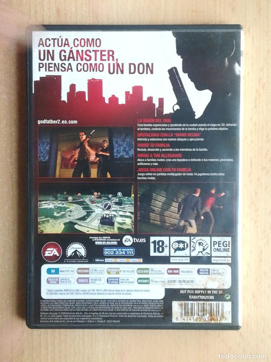 Videojuegos y consolas: PC DVD: El Padrino II - Completo con manual. - Foto 3