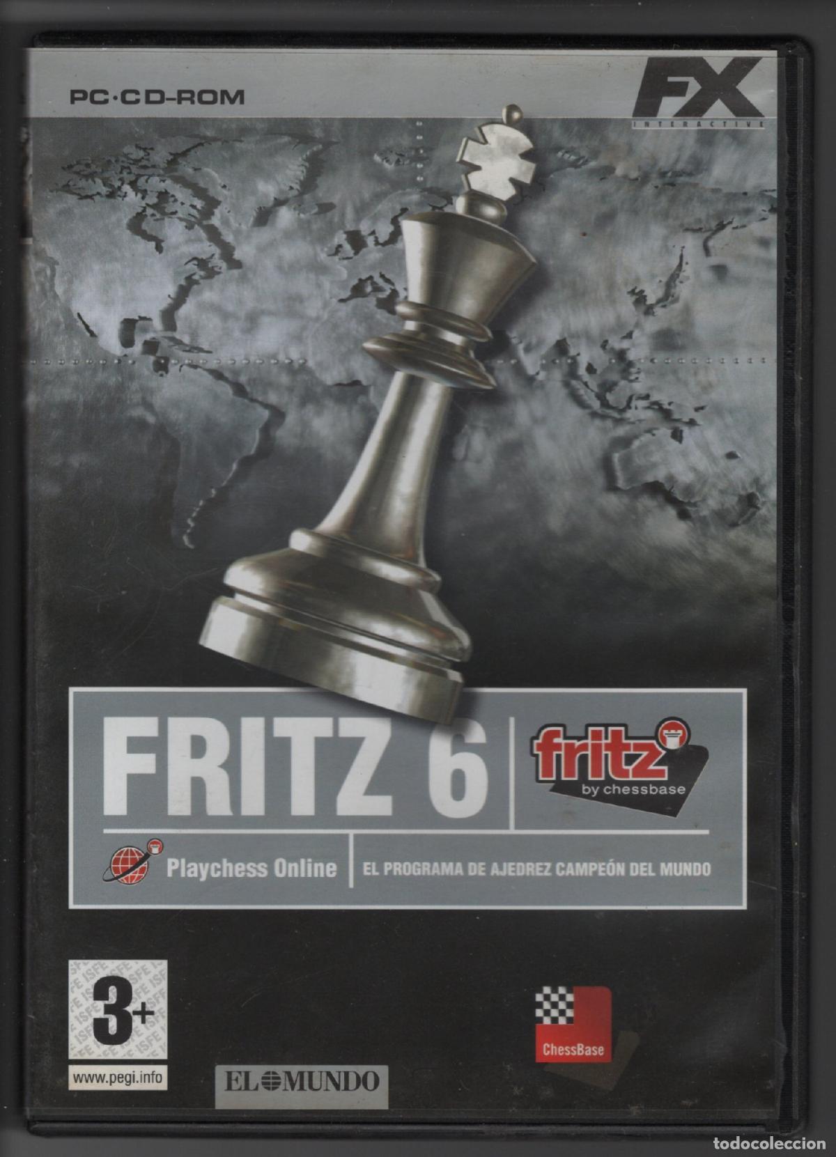 Videojuegos y consolas: FRITZ 6 - JUEGO PC - EL PROGRAMA CAMPE&Oacute;N DEL MUNDO - PC CDROM - Foto 1