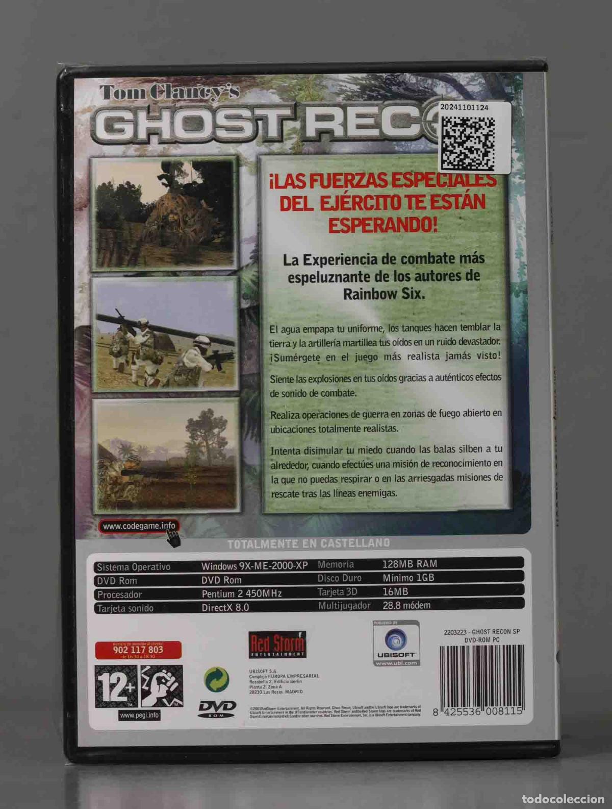 Videojuegos y consolas: PC DVD-ROM. TOM CLANCY&acute;S: GHOST RECON. PRECINTADO - Foto 2