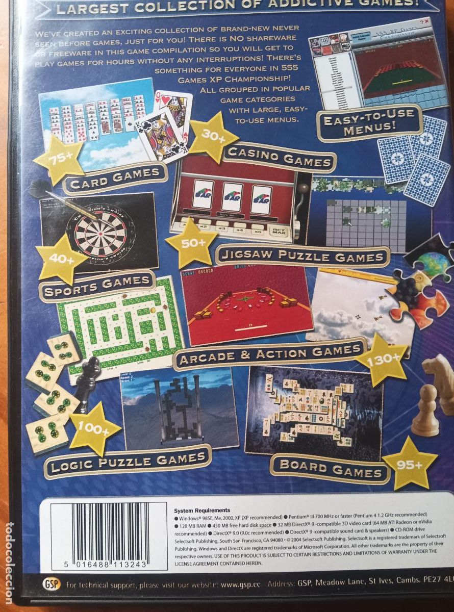 Videojuegos y consolas: 555 GAMES XP CHAPIONSHIP - JUEGP PC CD - Foto 2