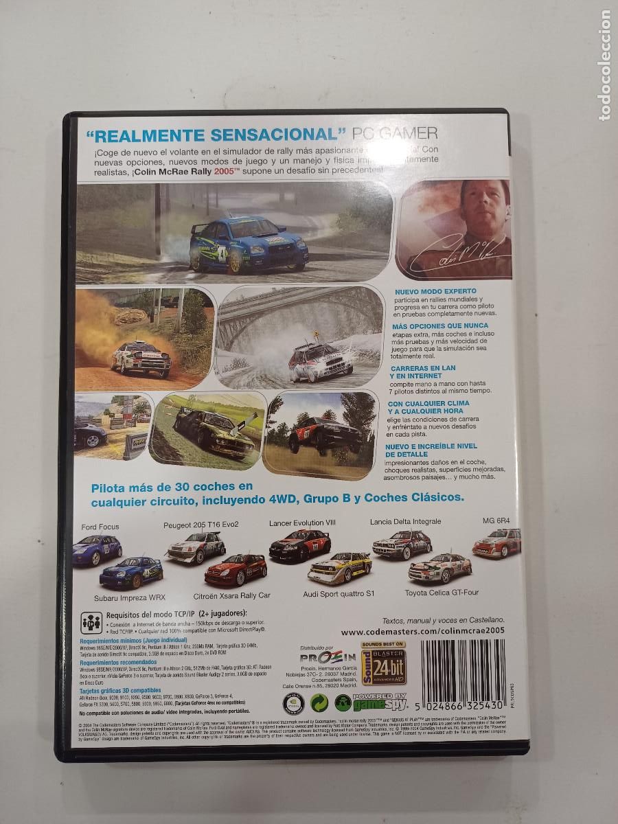 Videojuegos y consolas: COLIN MCREAE RALLY 2005/PC-ROM. - Foto 3