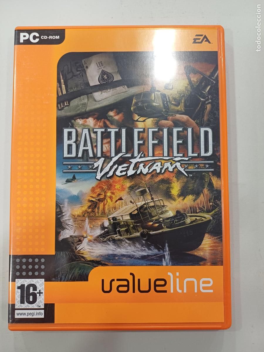 Videojuegos y consolas: BATTLEFIELD VIETNAM/PC 3 DISCOS. - Foto 1