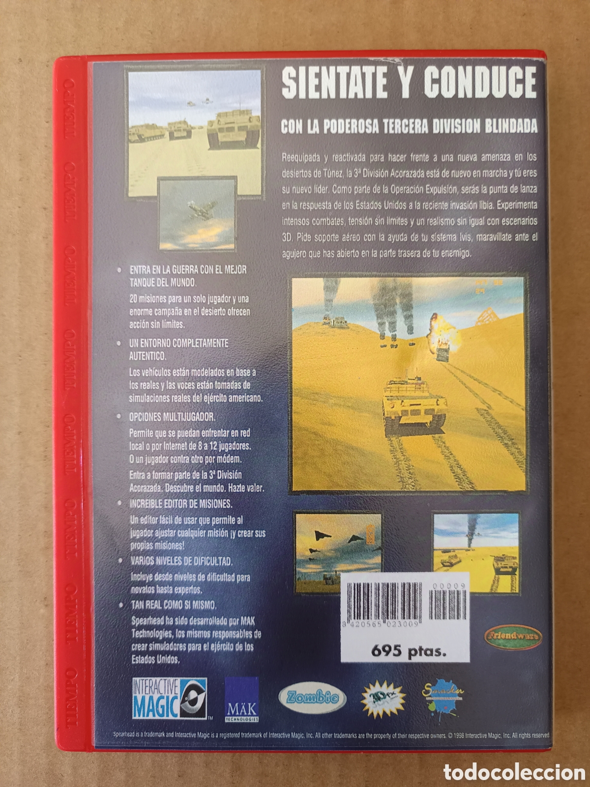 Videojuegos y consolas: Juego PC CD-Rom Spearhead (Friendware/Interactive Magic, 1999). Ediciones Tiempo. - Foto 2
