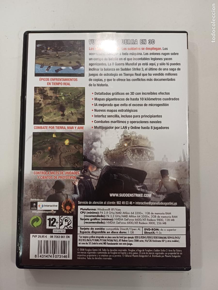 Videojuegos y consolas: SUDDEN 3 STRIKE/ARMS FOR VICTORY/PC. - Foto 3