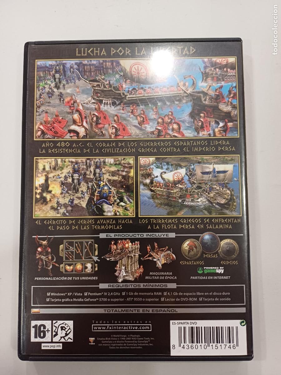 Videojuegos y consolas: SPARTA/LA BATALLA DE LAS TERMOPILAS/PC. - Foto 3