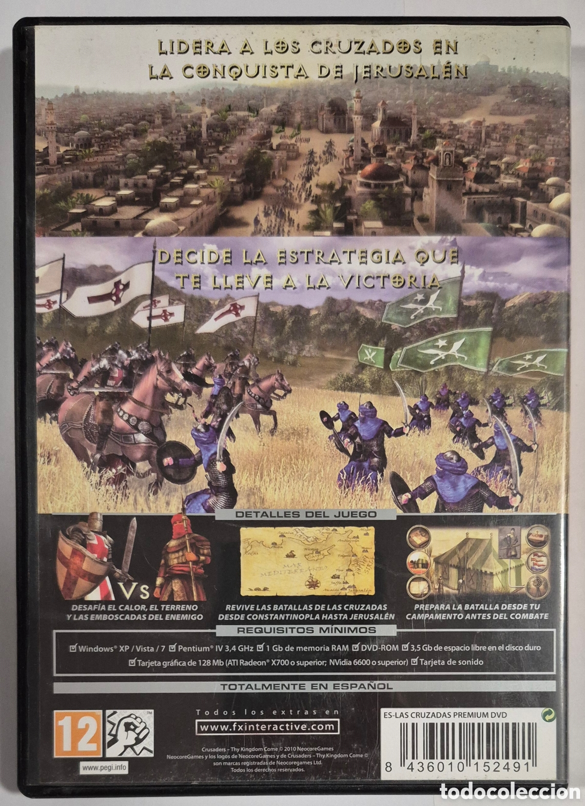 Videojuegos y consolas: JUEGO PC / DVD-ROM - LAS CRUZADAS - Foto 2