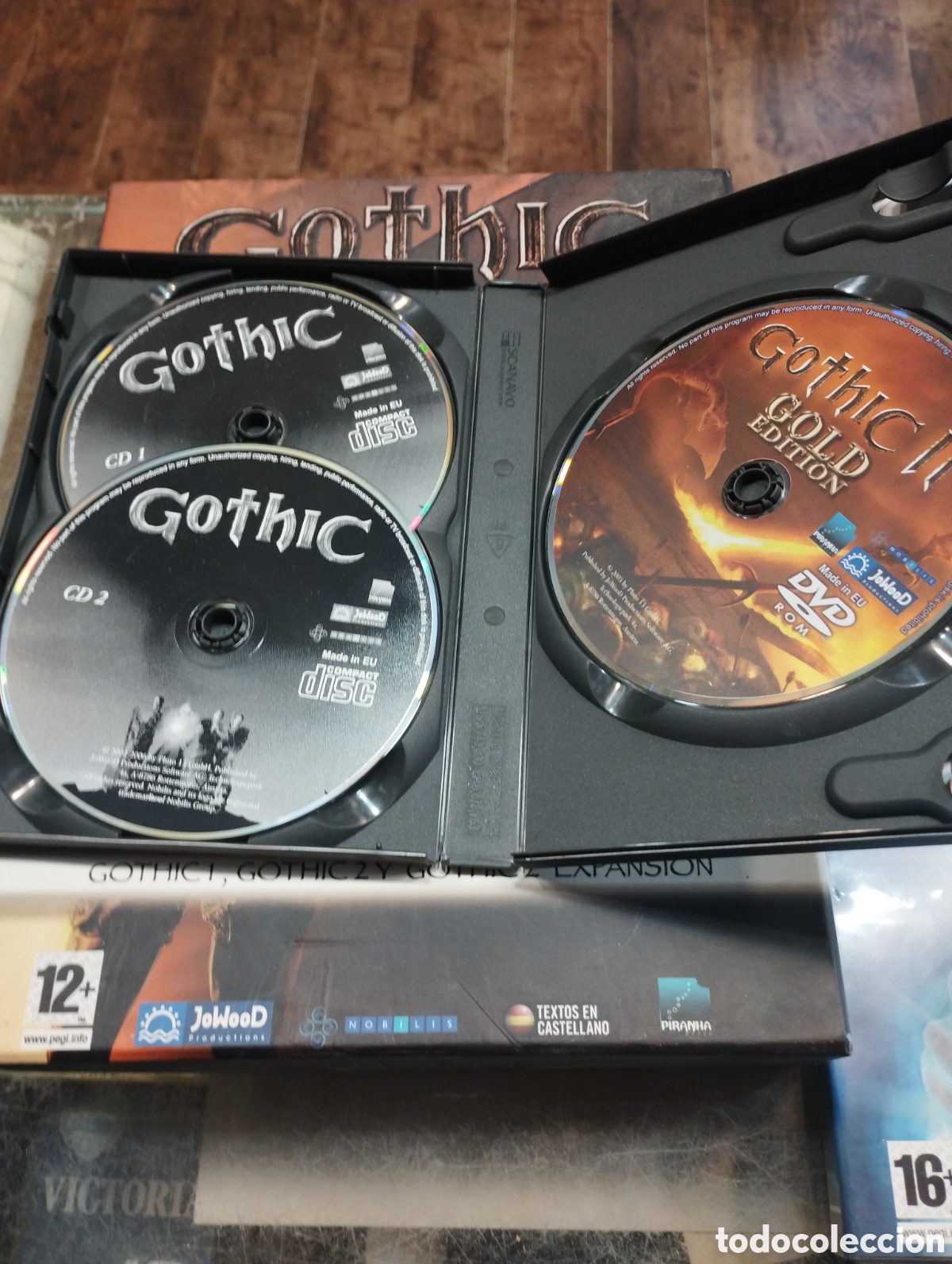 Videojuegos y consolas: Gothic edici&oacute;n coleccionista 1.2.y 2 expansi&oacute;n - Foto 4