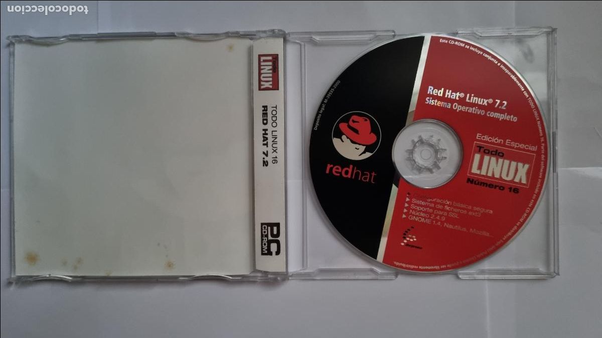 Videojuegos y consolas: RedHat Linux 7.2 PC CD-ROM Edici&oacute;n, Todo LINUX, N&uacute;mero 16 - Foto 2