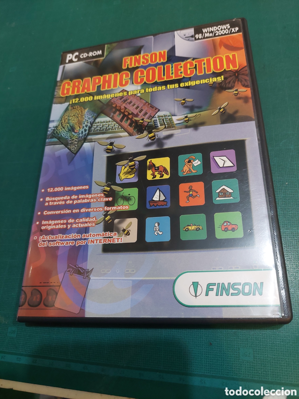 Videojuegos y consolas: PC CD ROM WINDOWS FINSON GRAPHIC COLLECTION - Foto 1