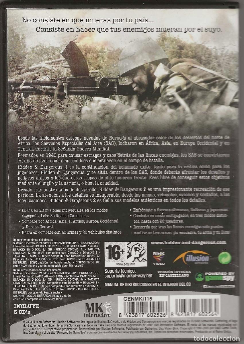 Videojuegos y consolas: PC- CD- ROM -- HIDDEN &not; DANGEROUS 2 - Foto 2