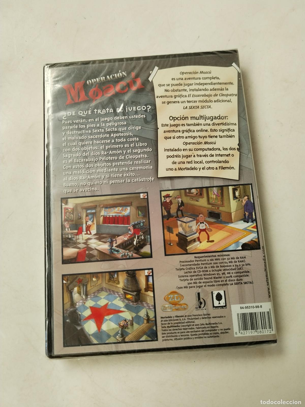 Videojuegos y consolas: OPERACION MOSCU (MORTADELO Y FILEMON)CD-ROM WINDOWS - c129 - Foto 2