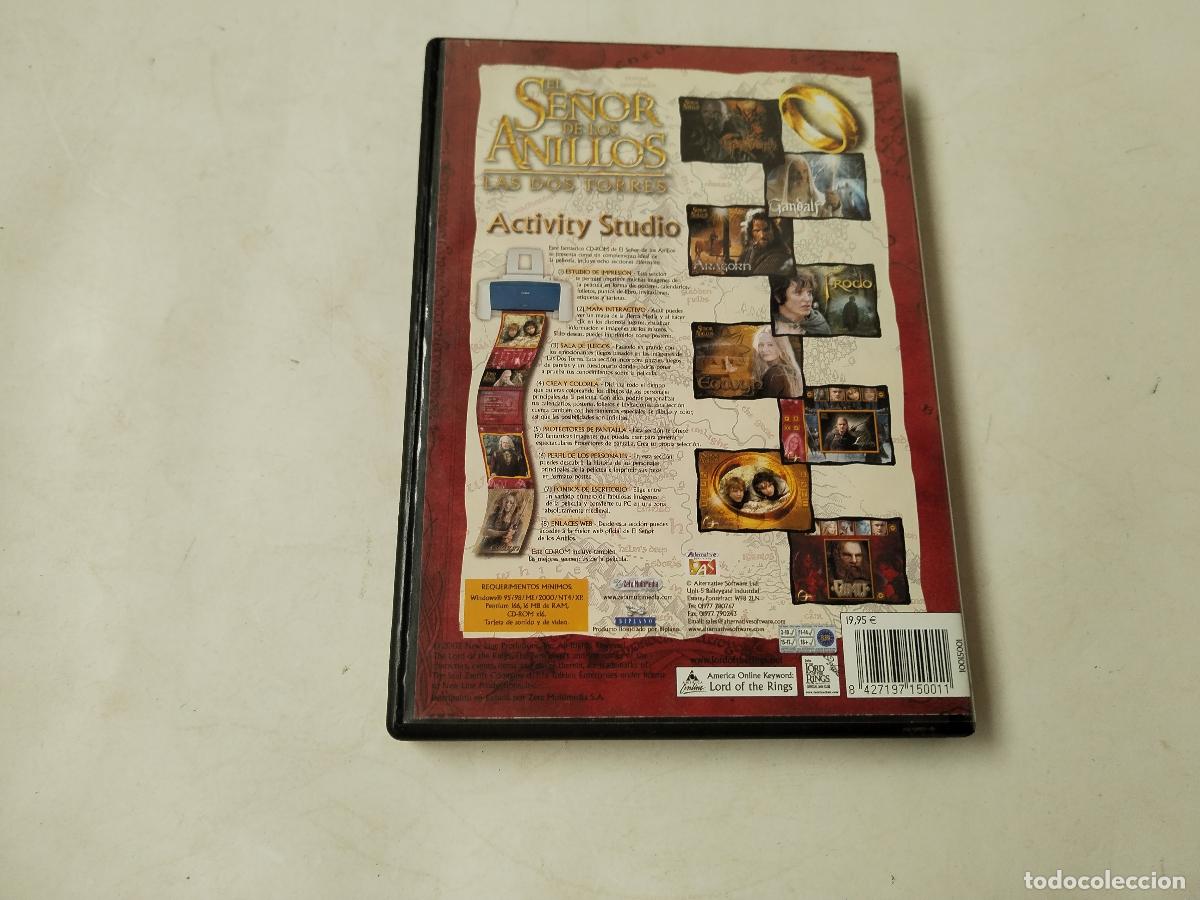 Videojuegos y consolas: LAS DOS TORRES (EL SE&Ntilde;OR DE LOS ANILLOS)CD-ROM - c129 - Foto 2