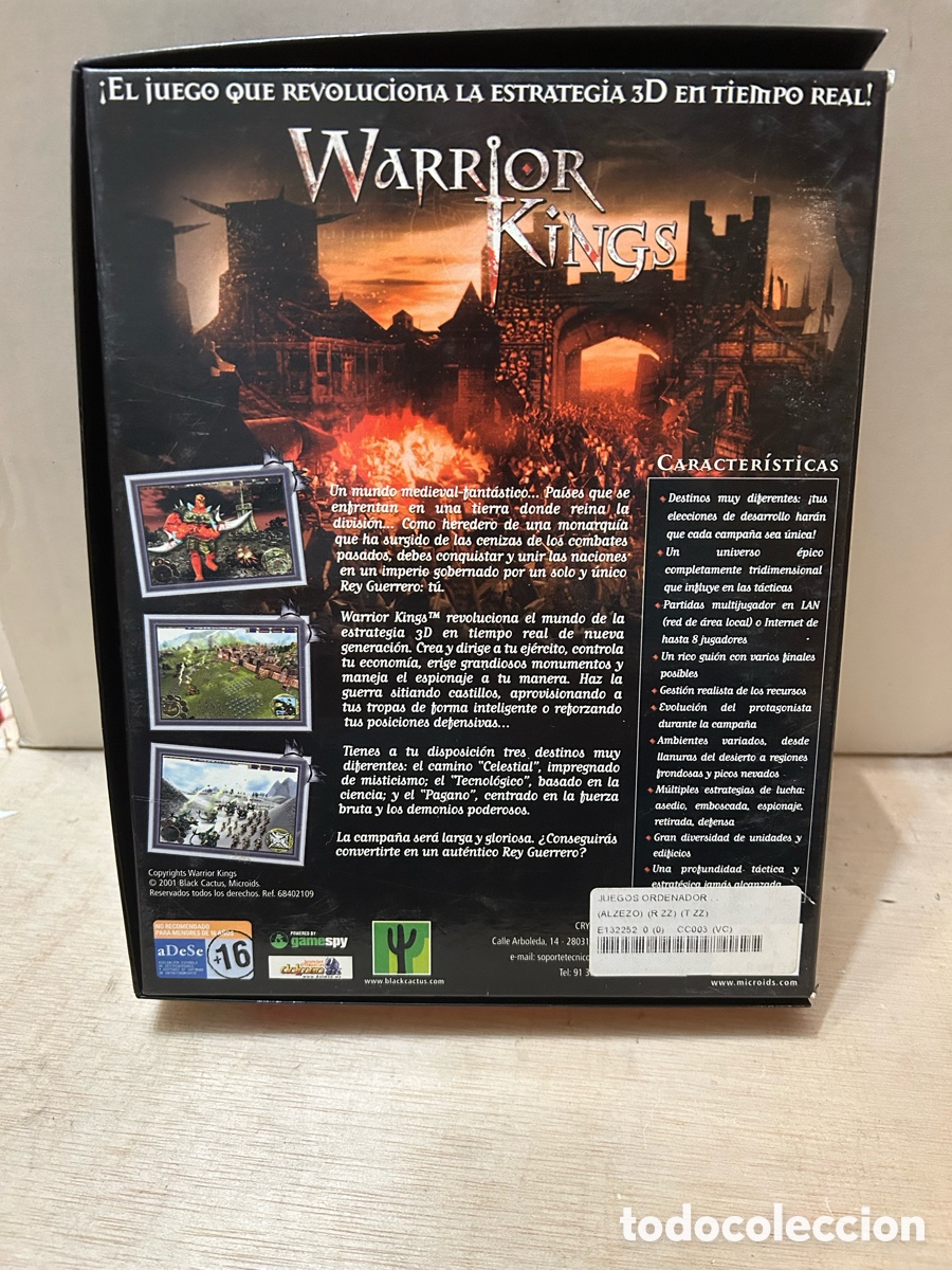 Videojuegos y consolas: JUEGO P.C. WARRIORS KINGS - Foto 2