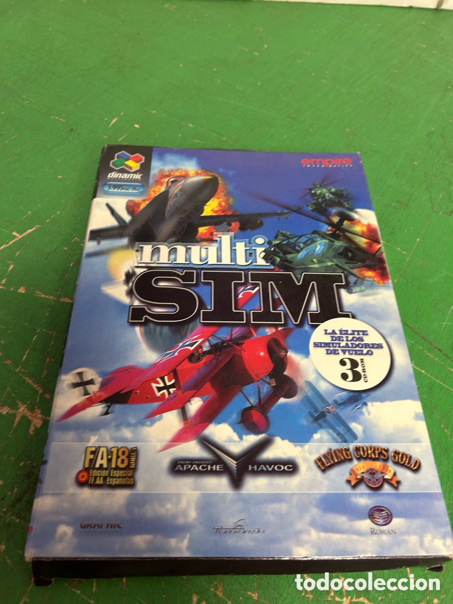 Videojuegos y consolas: P C MULTI SIM F A-18KOEA APACHE HAVOC FLYING CORPS GOLD DIMAMIC - Foto 1