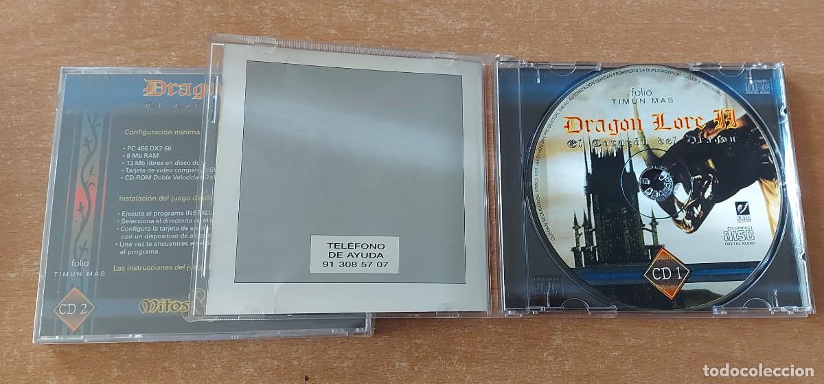 Videojuegos y consolas: DRAGON LORE II EL CORAZON DEL DRAGON MITOS Y LEYENDAS CD 1 CD2 PC - Foto 3