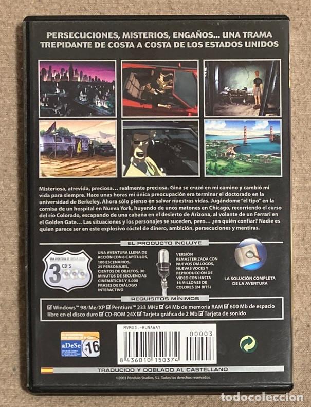 Videojuegos y consolas: RUNAWAY. JUEGO PC (001PC) - Foto 2