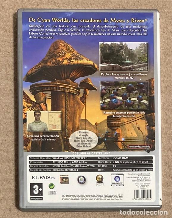 Videojuegos y consolas: MYST URU AGES BEYOND MYST. JUEGO PC (017PC) - Foto 2