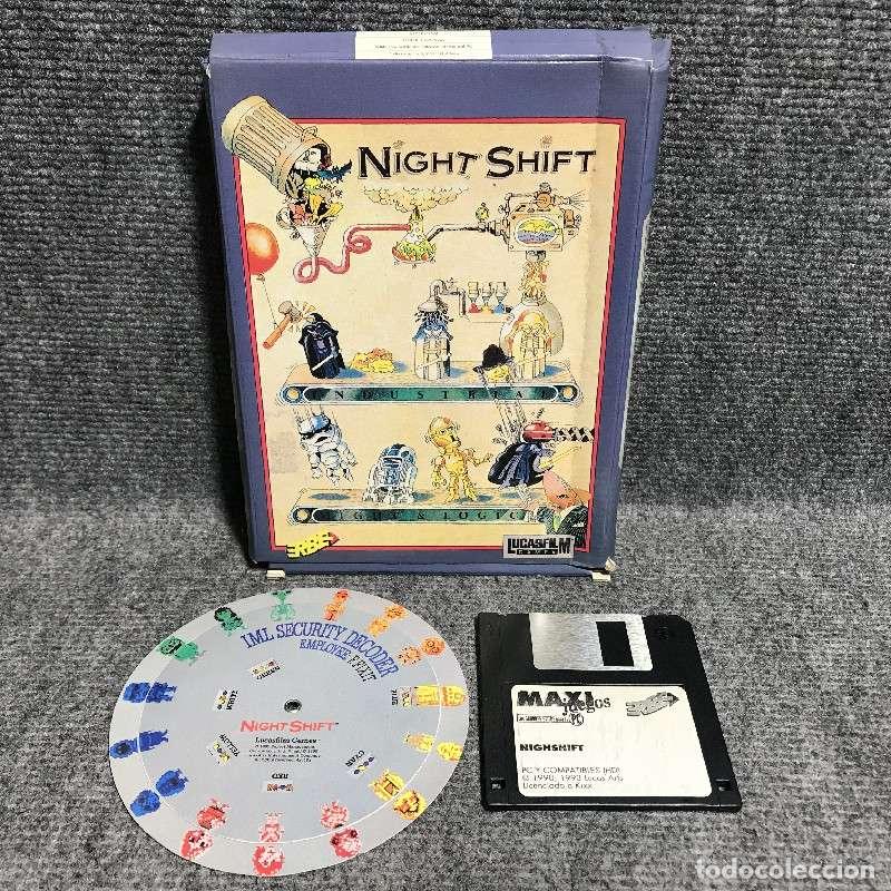 Videojuegos y consolas: NIGHT SHIFT PC LUCASFILM ERBE - Foto 1