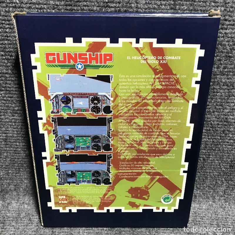 Videojuegos y consolas: GUNSHIP PC MICROPROSE KIXX - Foto 2