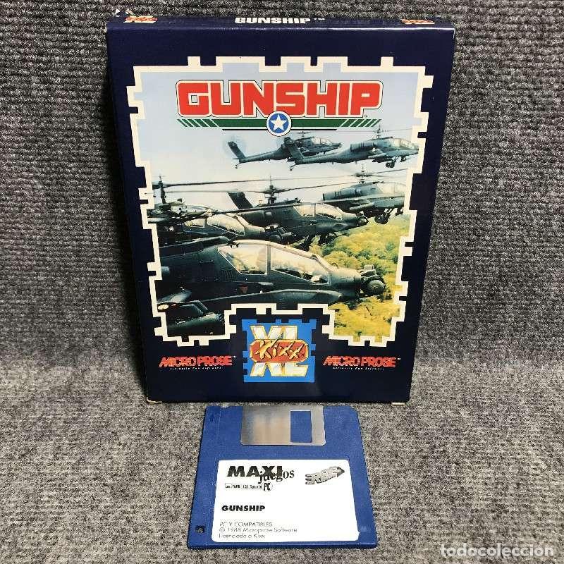 Videojuegos y consolas: GUNSHIP PC MICROPROSE KIXX - Foto 1