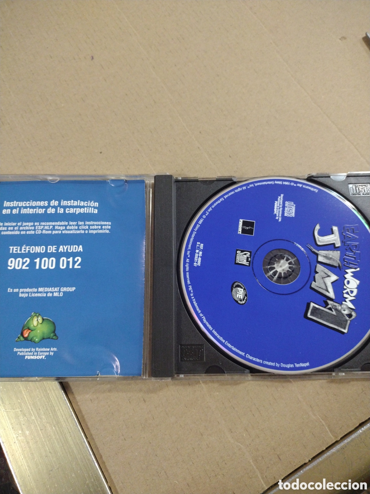 Videojuegos y consolas: EARTH WORM JIM 1. ESPA&Ntilde;A FUNSOFT. PC - Foto 3