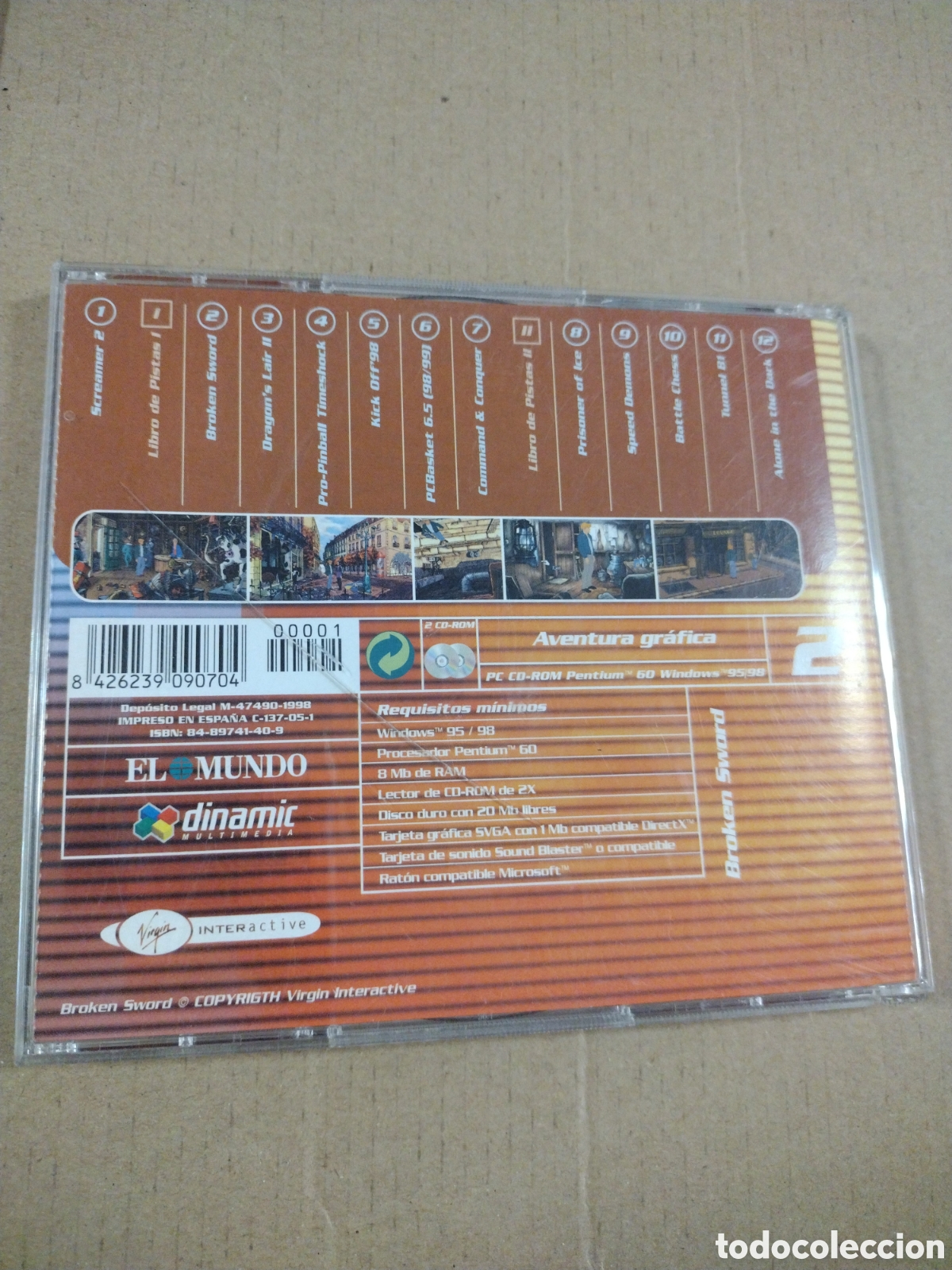 Videojuegos y consolas: BROKEN SWORD. LA LEYENDA DE LOS TEMPLARIOS. PC - Foto 2