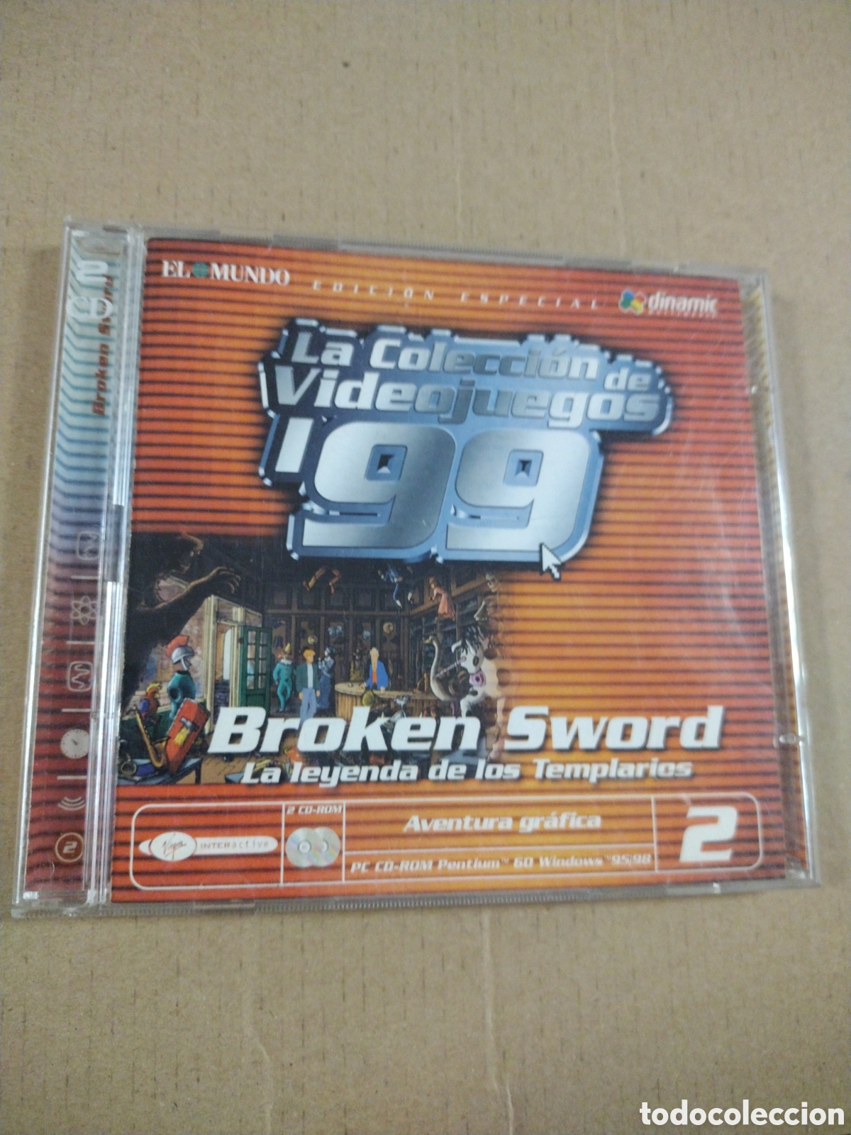 Videojuegos y consolas: BROKEN SWORD. LA LEYENDA DE LOS TEMPLARIOS. PC - Foto 1