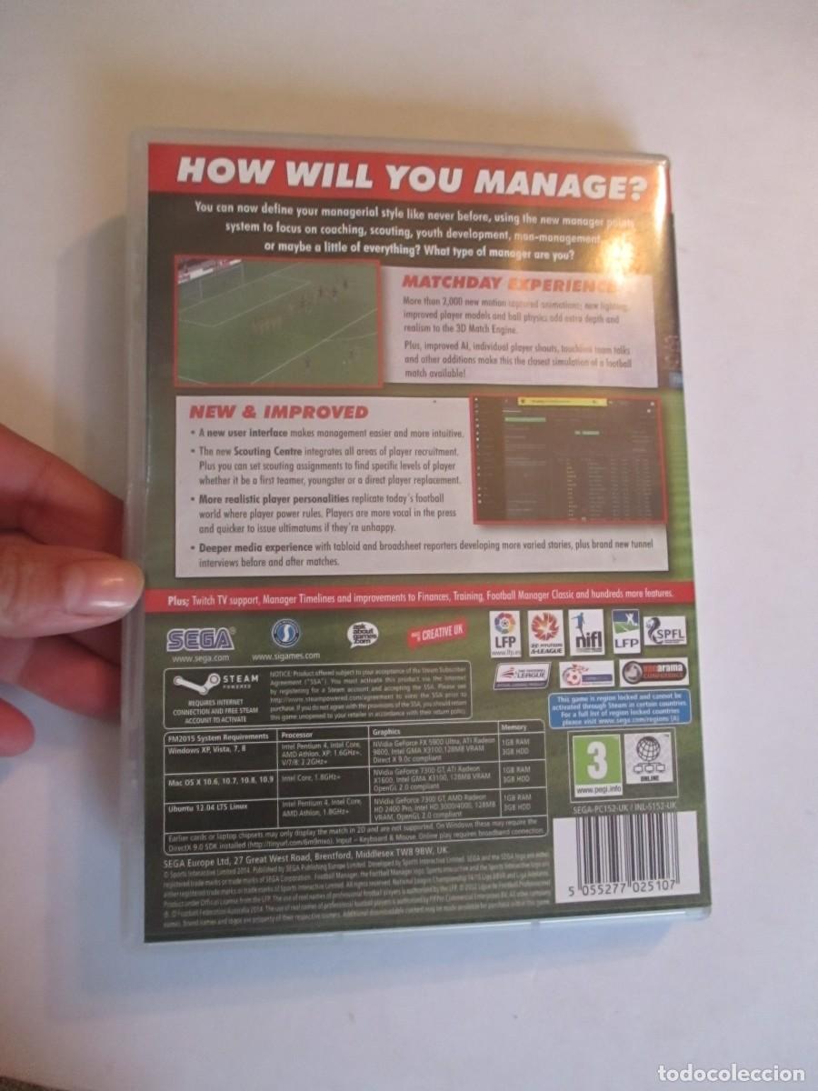 Videojuegos y consolas: FOOTBALL MANAGER 2015 ( PC) W32083 - Foto 3