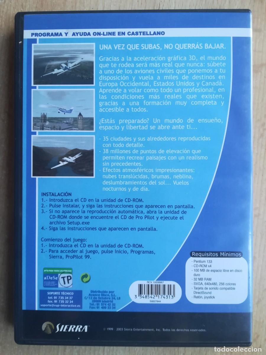 Videojuegos y consolas: PC CD-Rom: Pro Pilot 99 - Simulador de vuelo. 2 discos. - Foto 4