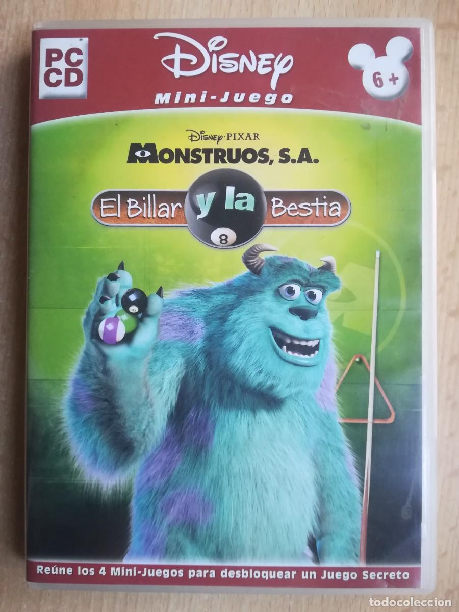 Videojuegos y consolas: PC CD: Monstruos S.A. El billar y la bestia. Con instrucciones. - Foto 1
