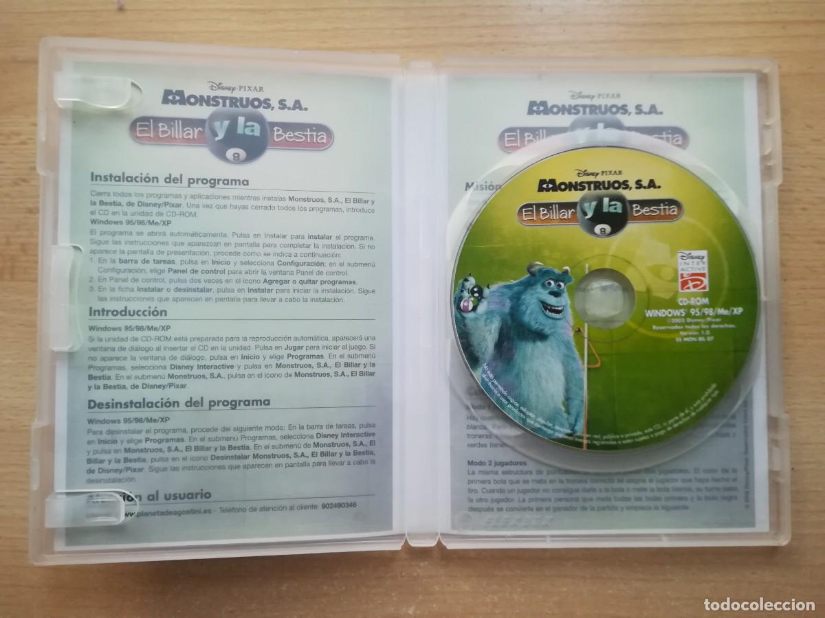 Videojuegos y consolas: PC CD: Monstruos S.A. El billar y la bestia. Con instrucciones. - Foto 2