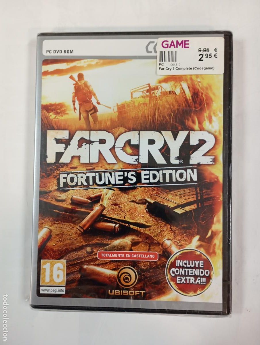 Videojuegos y consolas: FARCRY 2 FORTNES EDITION. PC CD-ROM. NUEVO. TDKV127 - Foto 1