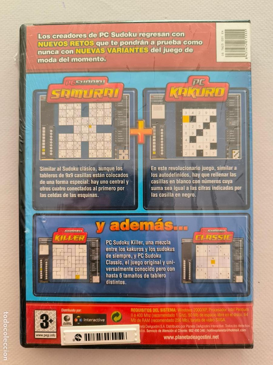Videojuegos y consolas: PC SUDOKU SAMURAI + PC KAKURO - NUEVO, PRECINTADO (152) - Foto 2