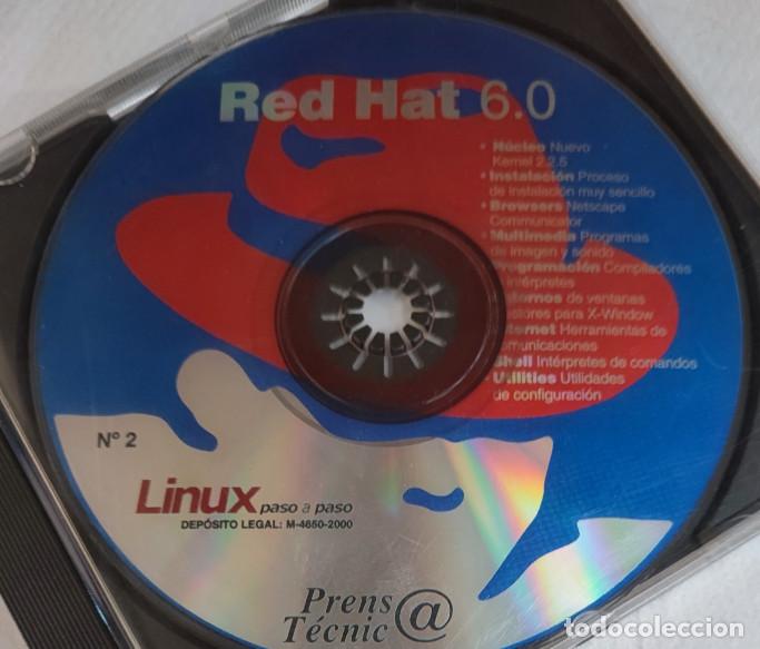 Videojuegos y consolas: RED HAT 6.0 LINUX PASO A PASO, CD ROM - Foto 1