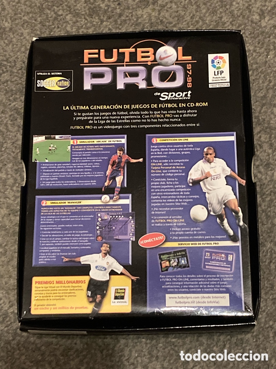 Videojuegos y consolas: FUTBOL PRO 97-98 para PC (COMPLETO) - Foto 2