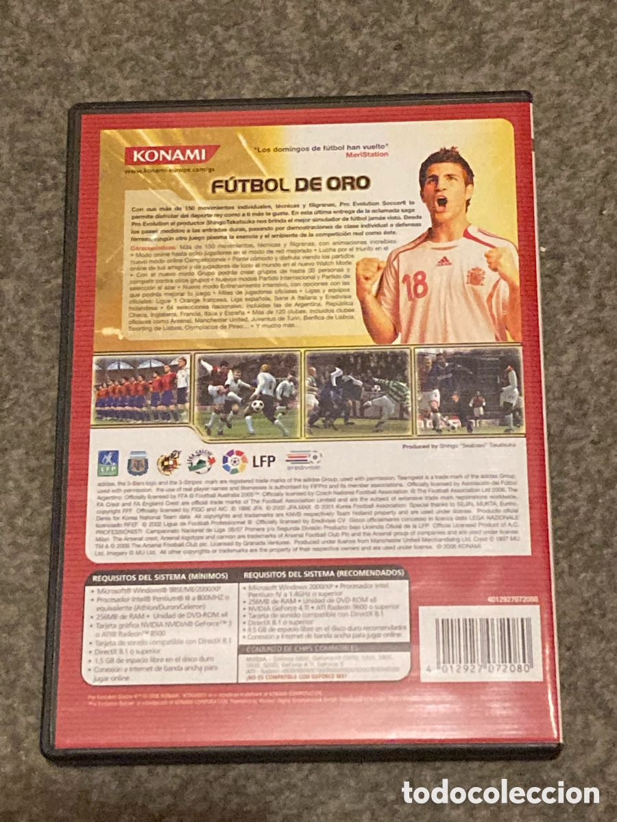 Videojuegos y consolas: Pro Evolution Soccer PES 6 para PC - Foto 2