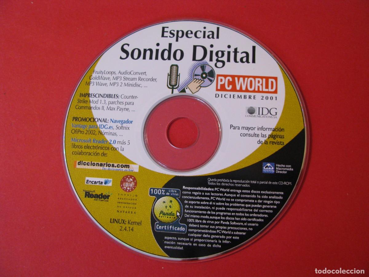 Videojuegos y consolas: CD ROM. ESPECIAL SONIDO DIGITAL. PC WORLD 2001. - Foto 1